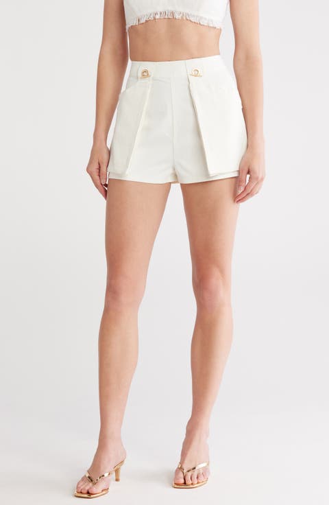 Adalee Cotton Blend Shorts