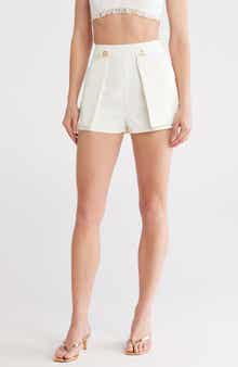 Cult Gaia Adalee Cotton Blend Shorts