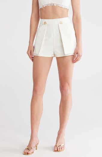 Cult Gaia Adalee Cotton Blend Shorts