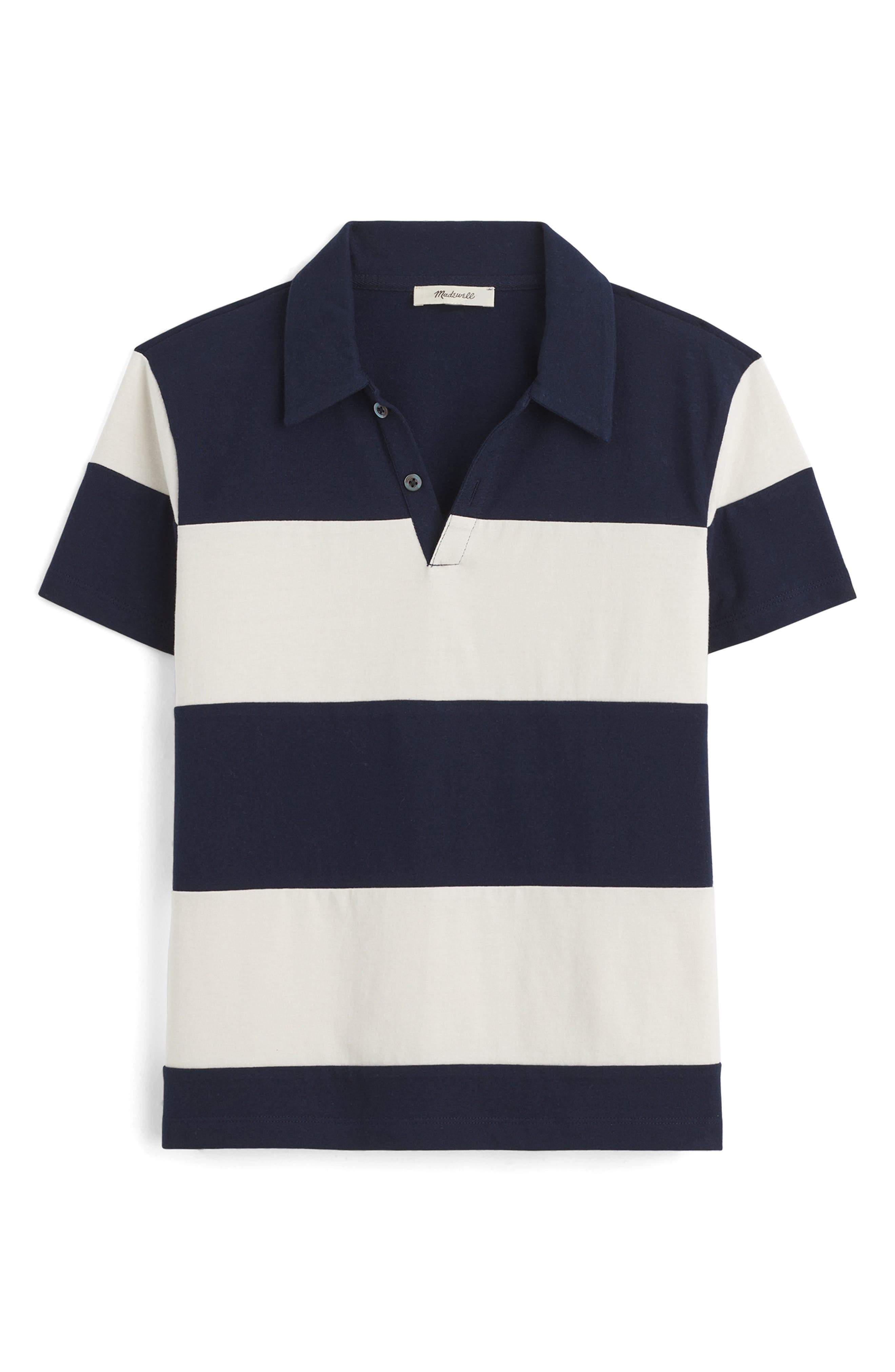 Madewell Pieced Boxy Polo