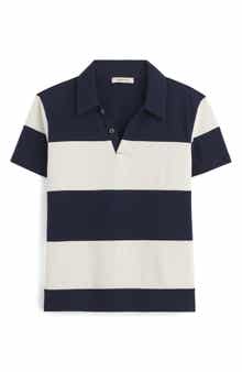 Madewell Pieced Boxy Polo