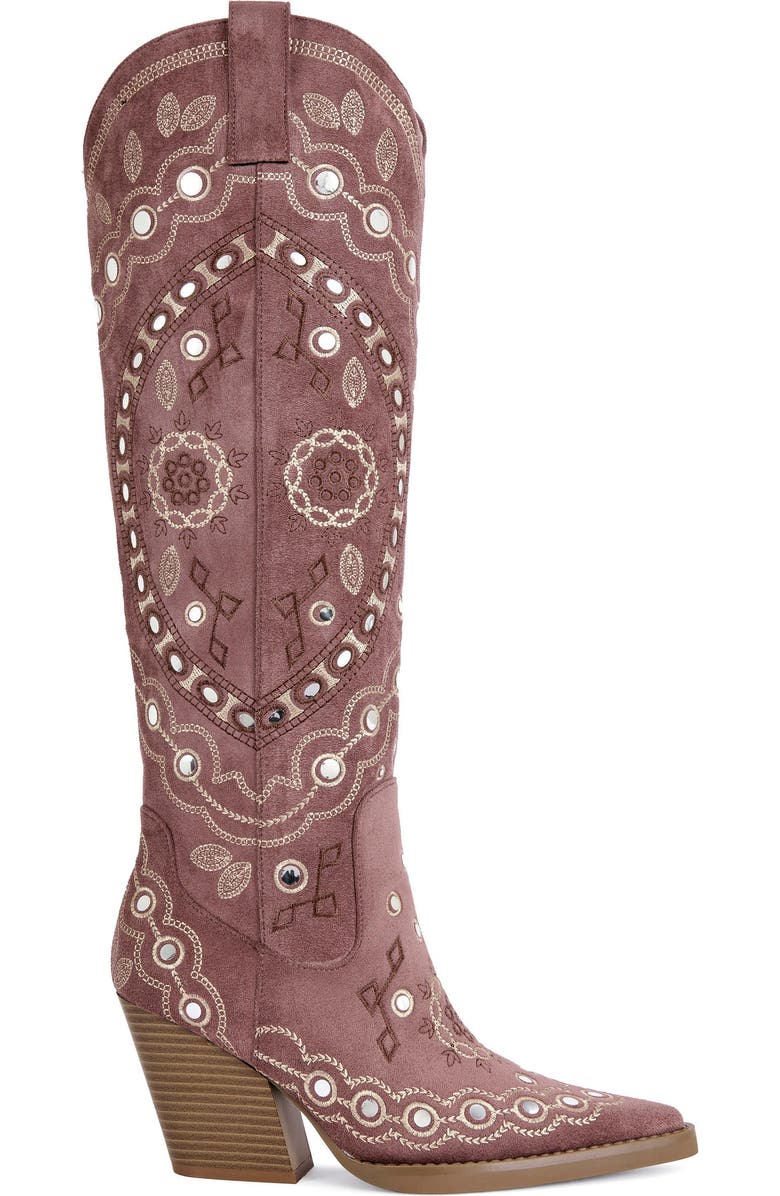 AZALEA WANG Aamina Block Boot, Main, color, Pink