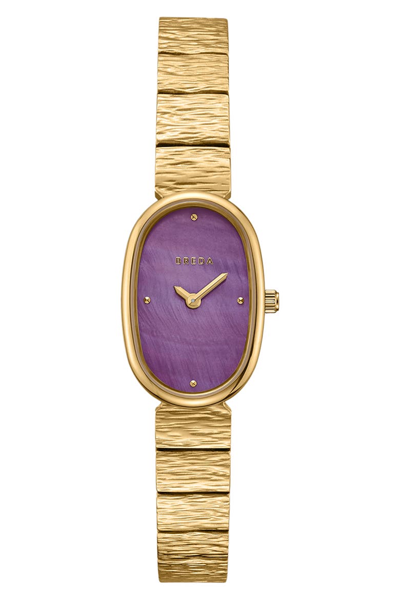 Jane Revival Bracelet Watch, 18mm, Main, color, 18K GOLD-PURPLE