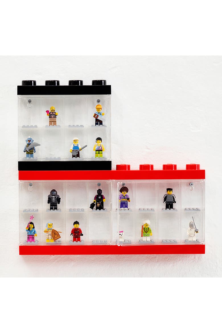 Minifigure Display Case 8, Alternate, color, Black