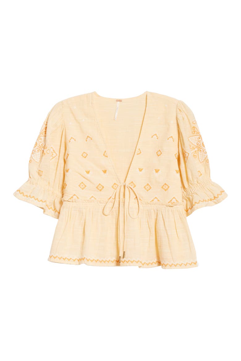 Tallulah Embroidered Blouse, Alternate, color, BELLE OF GEORGIA