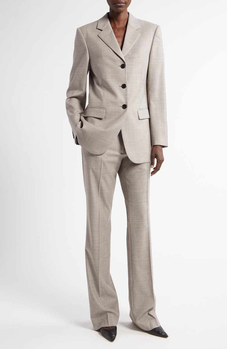 The Row Selene Stretch Virgin Wool Jacket, Alternate, color,