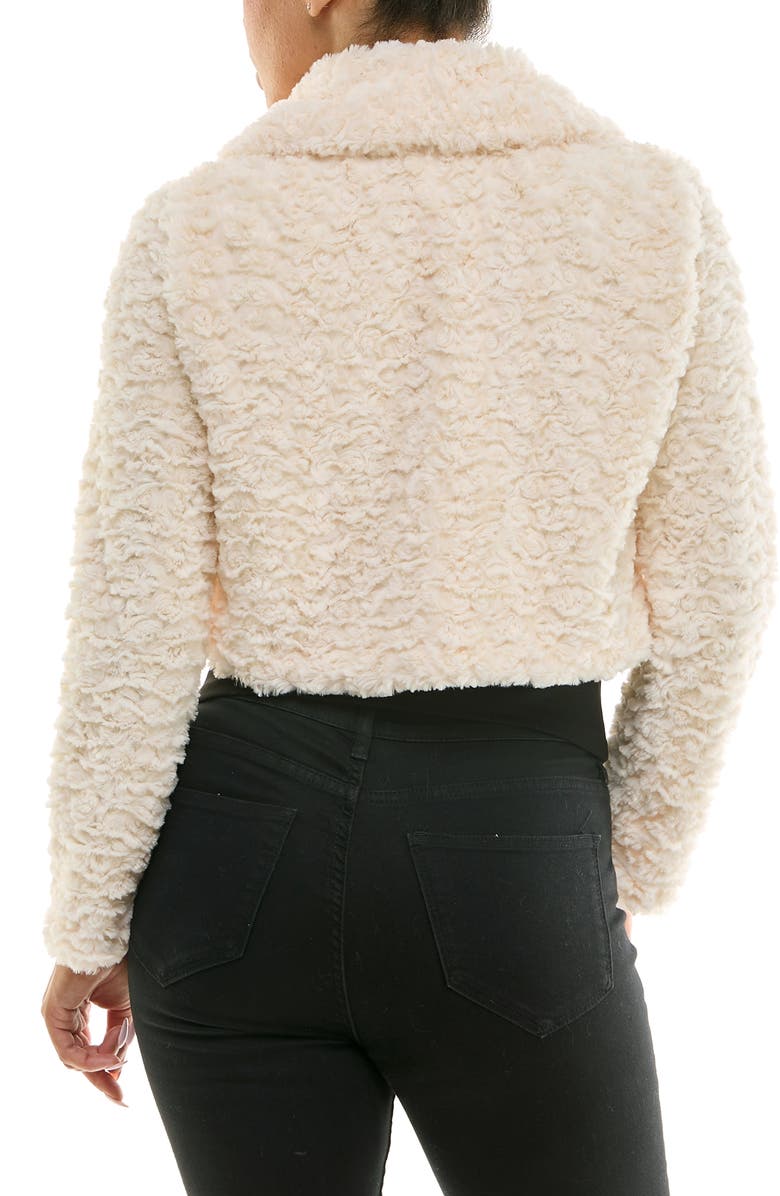 Nina Leonard Faux Fur Bolero, Alternate, color, Cream Puff