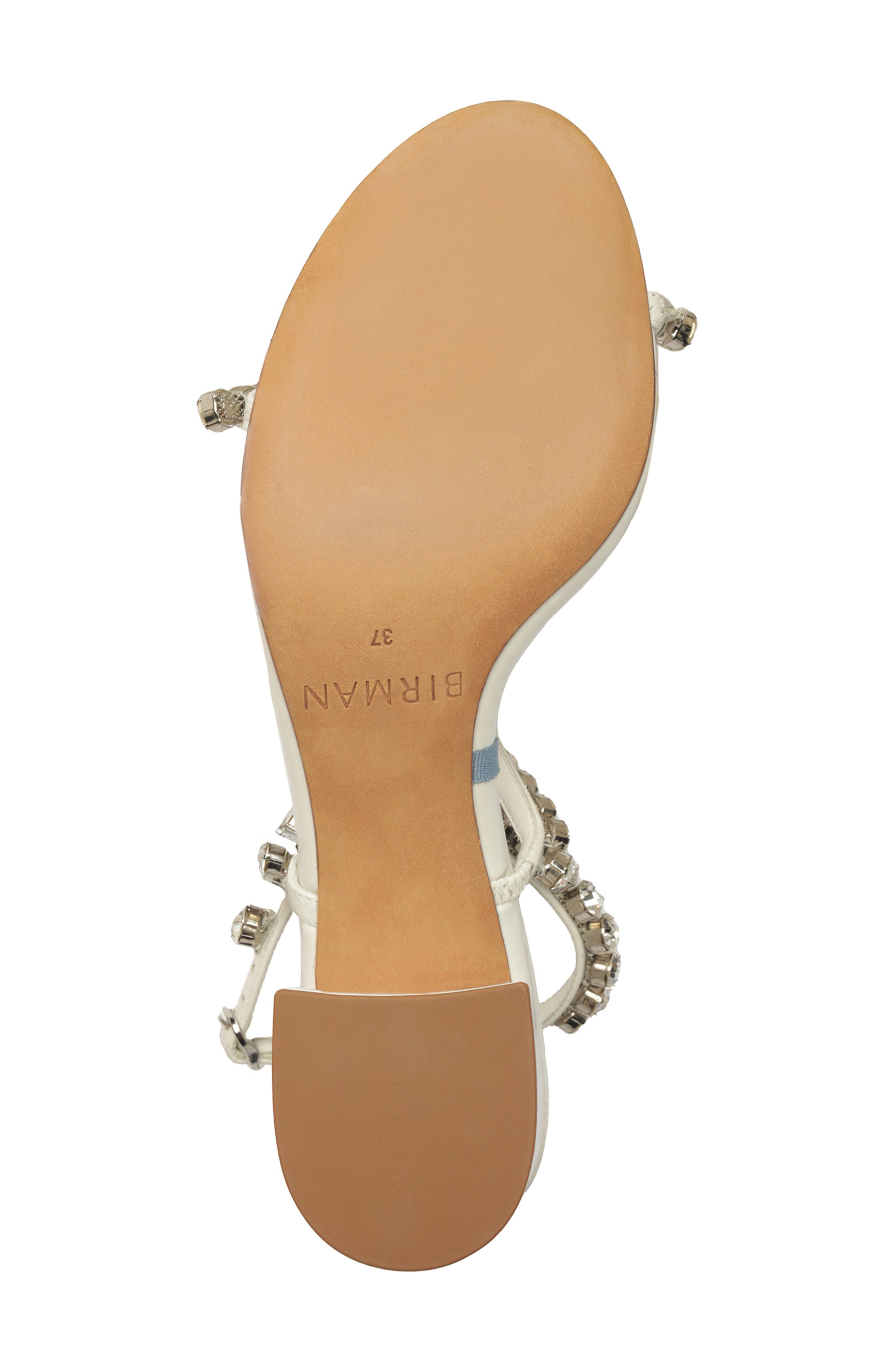 Alexandre Birman Alexa Crystal Strap Sandal, Alternate, color, White