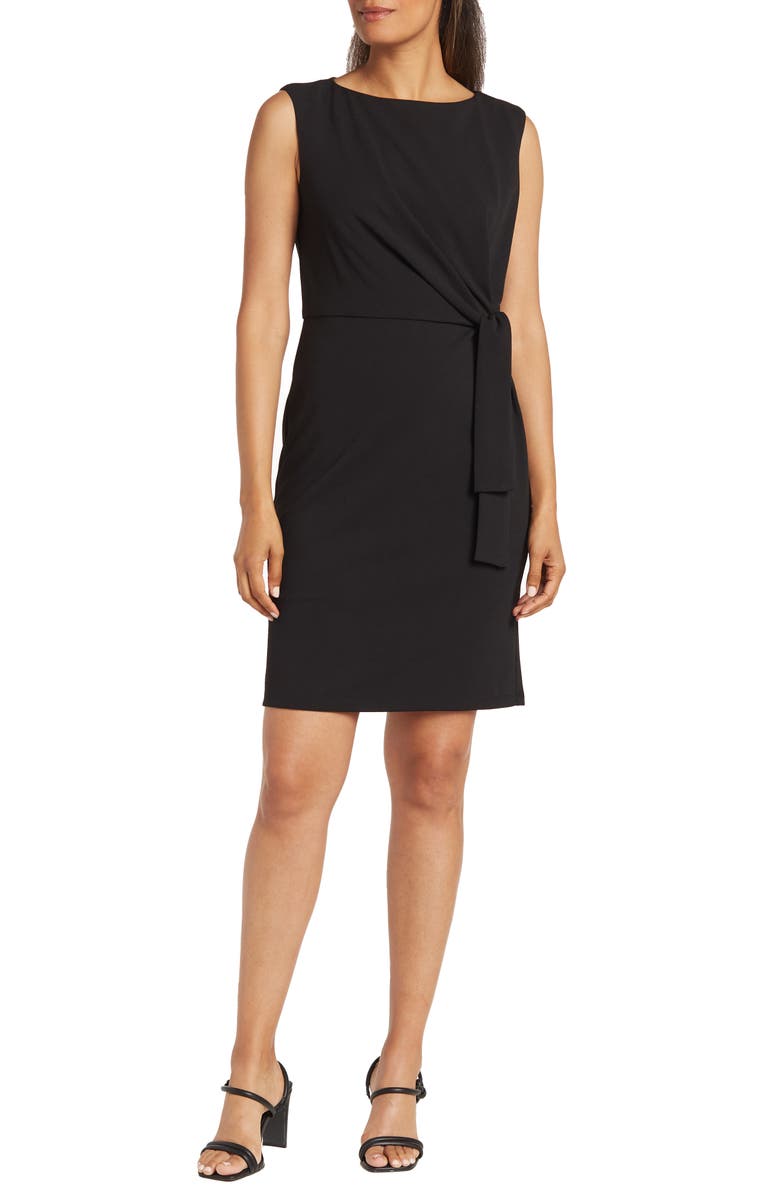 Donna Morgan Sleeveless Tie Waist Minidress, Main, color, 