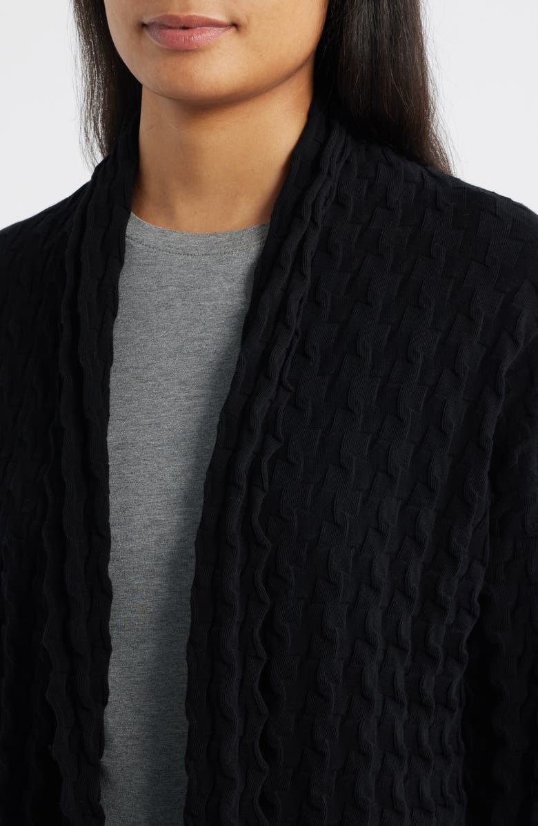 MARGARET O'LEARY Gwen Open Cotton Cardigan, Alternate, color, 