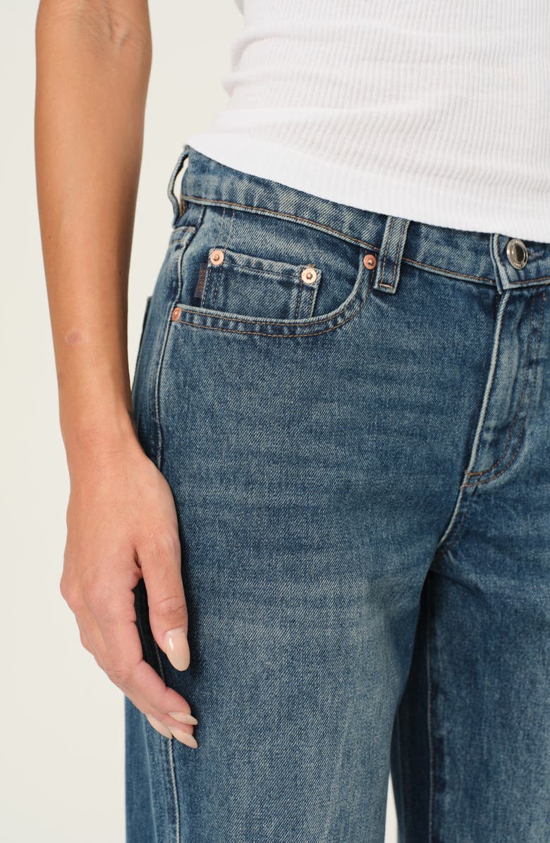 DL1961 Drue Low Rise Straight Leg Jeans, Alternate, color, Seagate