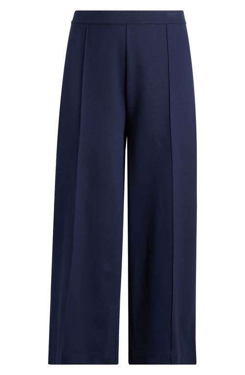 Caslonr Caslon(r) Wide Leg Crop Pants In Navy Blazer