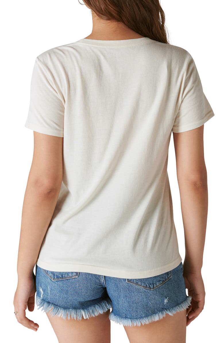 Lucky Brand Queen of Cocktails Graphic T-Shirt, Alternate, color,