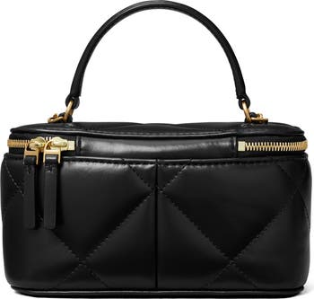 Tory Burch◆ Kira Vanity レザー TPU トートバッグ 送料関税込 Tory Burch☆Kira Vanity ロゴ TPU バッグ♪【送料込】