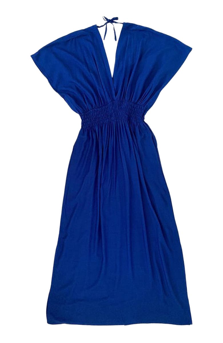 PINK HALEY Olivia Maxi Dress in Indigo, Main, color, 