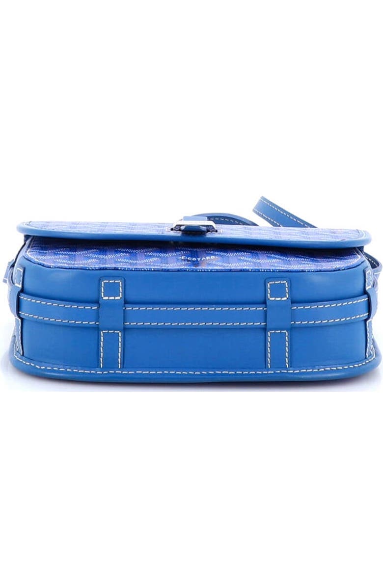 Pre-Owned Goyard Belvedere II Messenger Bag Coated Canvas PM, Alternate, color, Blue