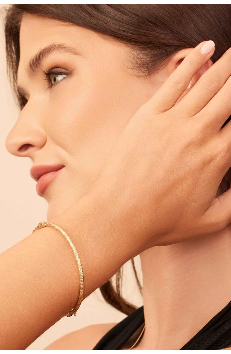 Oradina 18K Yellow Gold Prestige Bangle, Alternate, color, Yellow Gold