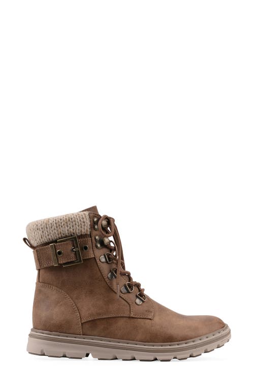 Cliffs By White Mountain Kimmie Knit Cuff Side Zip Boot In Brown