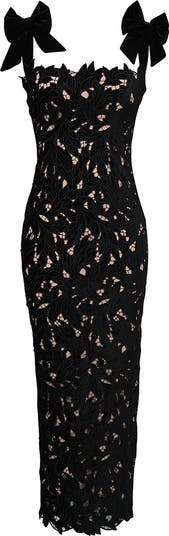 Tiff Velvet Lace Body-Con Gown