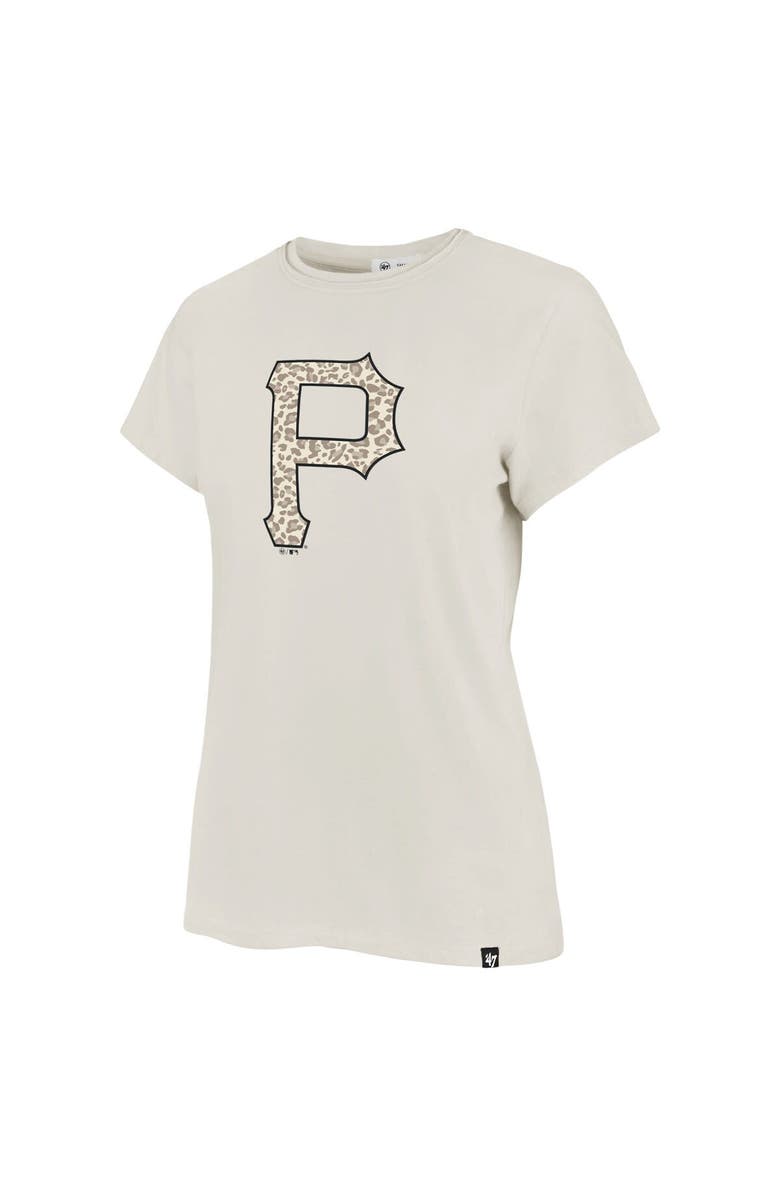 '47 Women's '47 Oatmeal Pittsburgh Pirates Imprint Frankie T-Shirt, Alternate, color, 