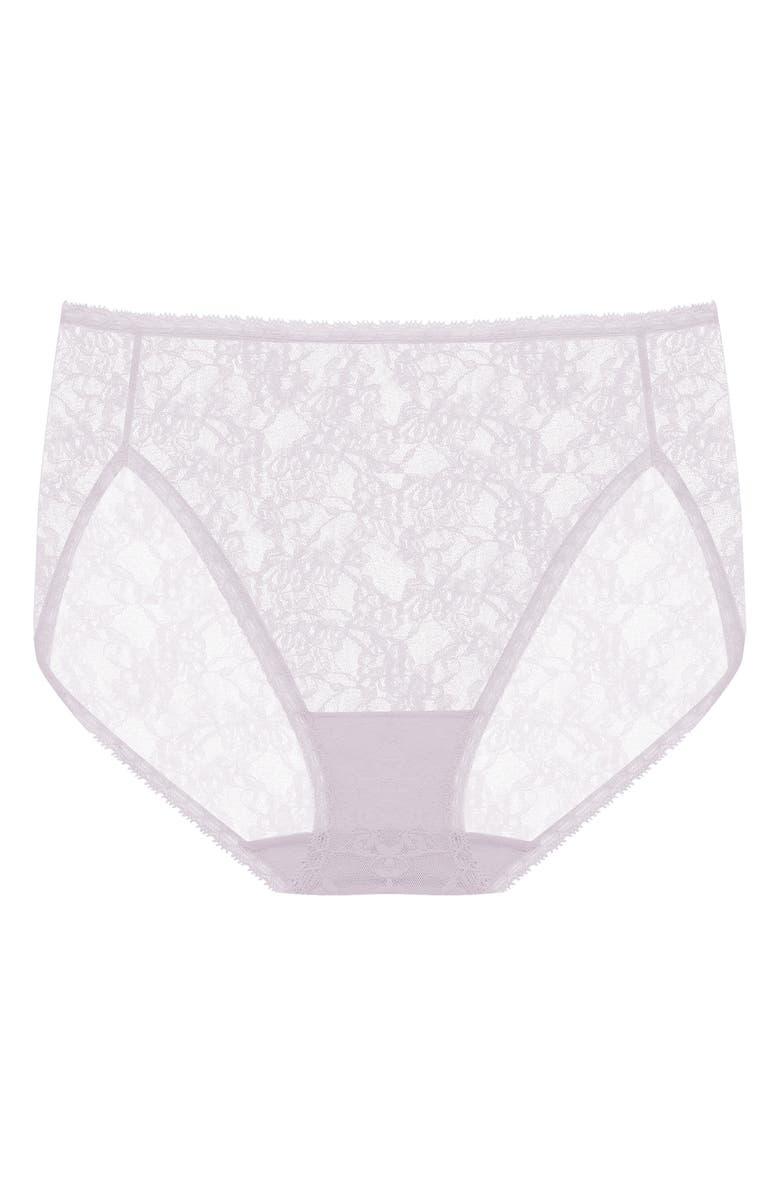 Natori Bliss Allure Lace French Cut Panties, Alternate, color, Grey Lilac