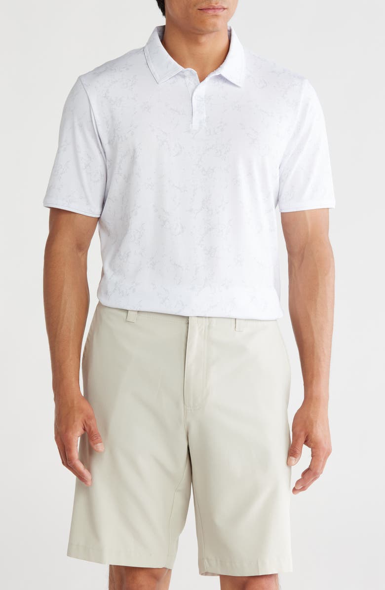 TravisMathew Warmer Tides Polo, Main, color, White