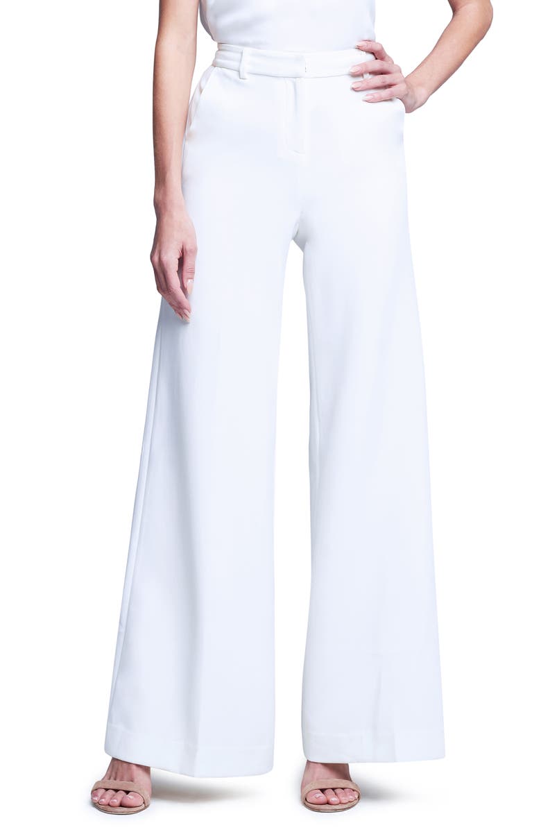 L'AGENCE Gavin Wide Leg Pants, Main, color, 