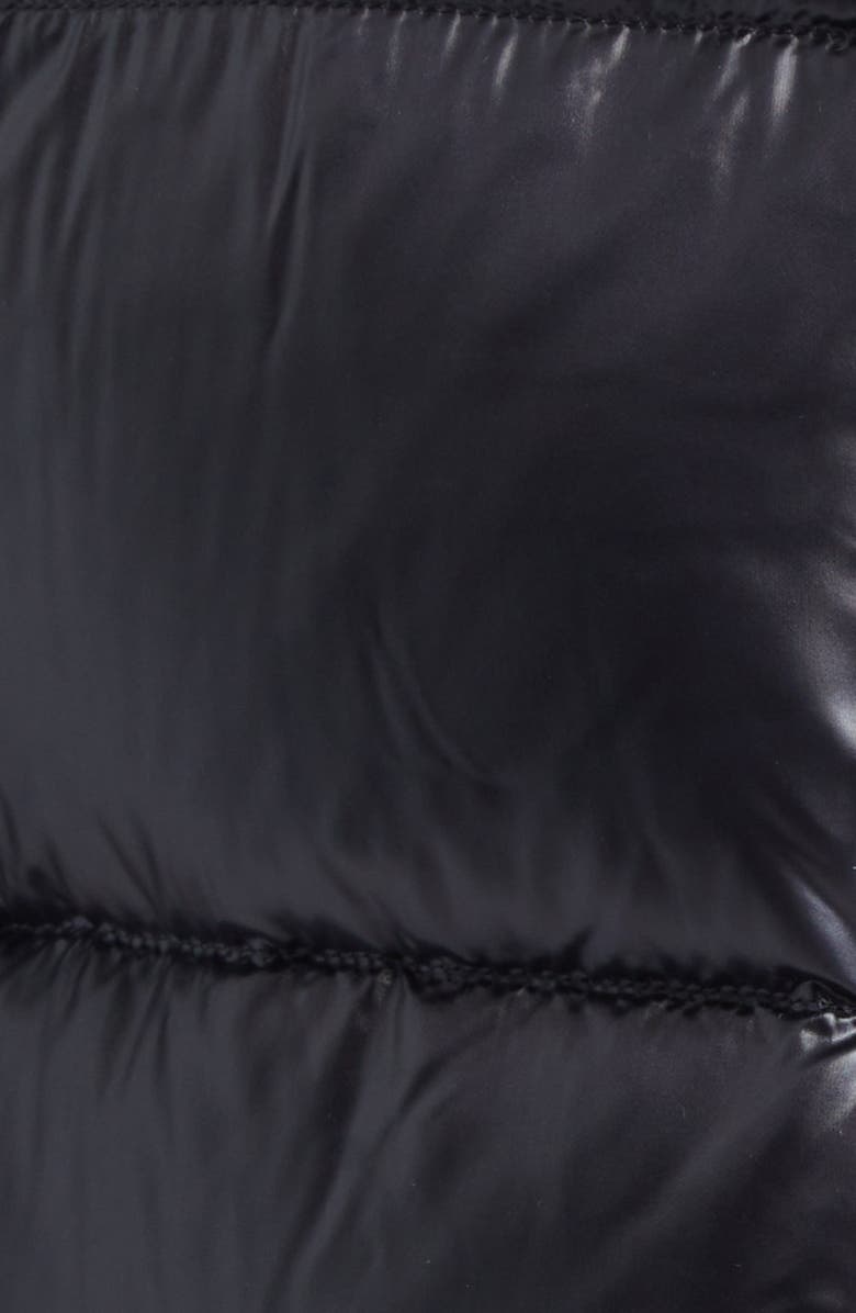 Herno Faux Fur Lined Water Repellent Quilted Down Jacket, Alternate, color, Nero