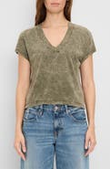 Michael Stars Harlan Cropped V-Neck T-Shirt