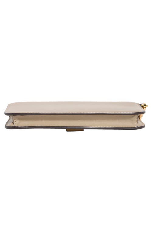 Kate Spade New York Dakota Smooth Leather Flap Wristlet In Brown