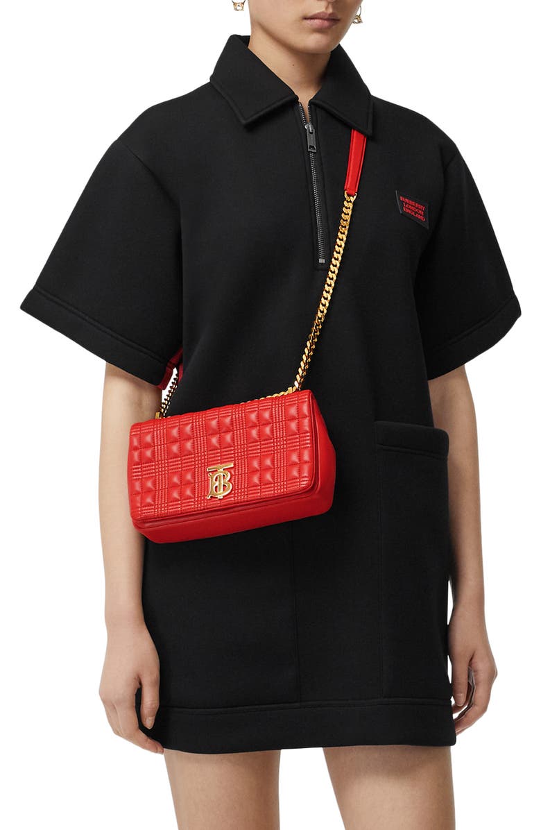 Burberry Small Lola Quilted Lambskin Bag, Alternate, color,