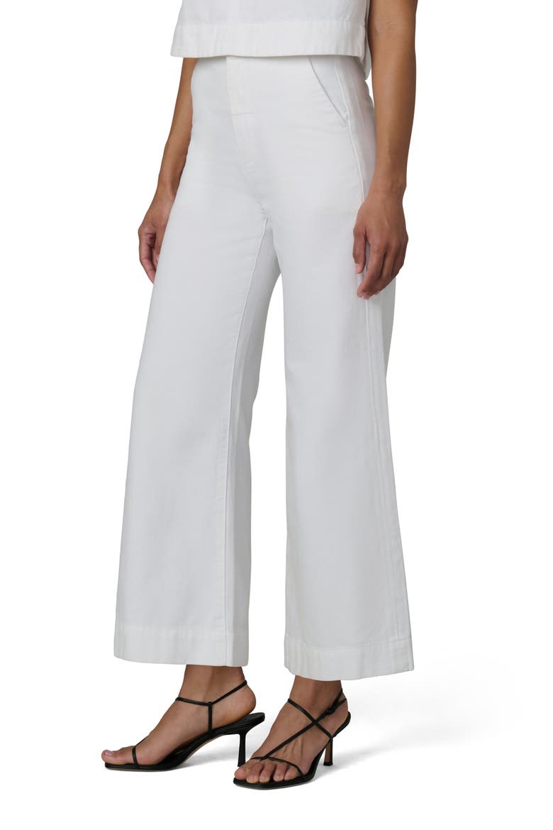 The Clean High Waist Ankle Flare Jeans, Alternate, color, WHITE