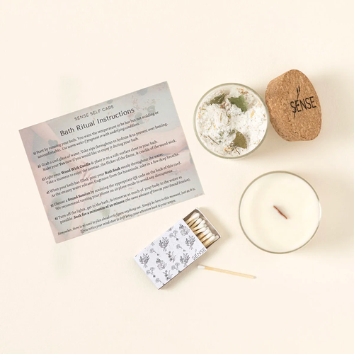 Uncommon Goods Soothing Eucalyptus Meditation Bath Set By Sense Self Care In Multi