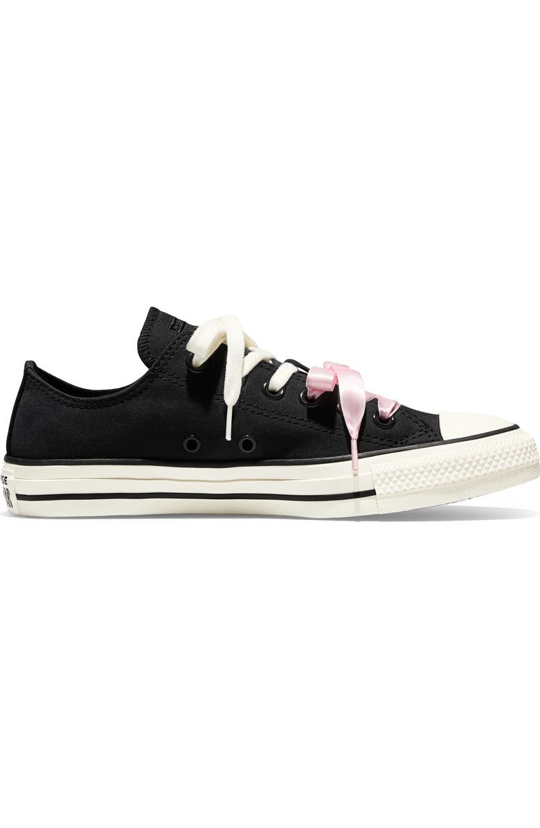 Converse Gender Inclusive Chuck Taylor All Star Peached Low Top Sneaker, Alternate, color, Black/ White/ Decade Pink