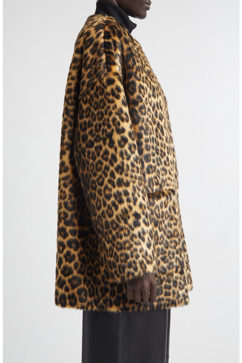 Nerissa Leopard Spot Faux Fur Jacket, Alternate, color, LEO