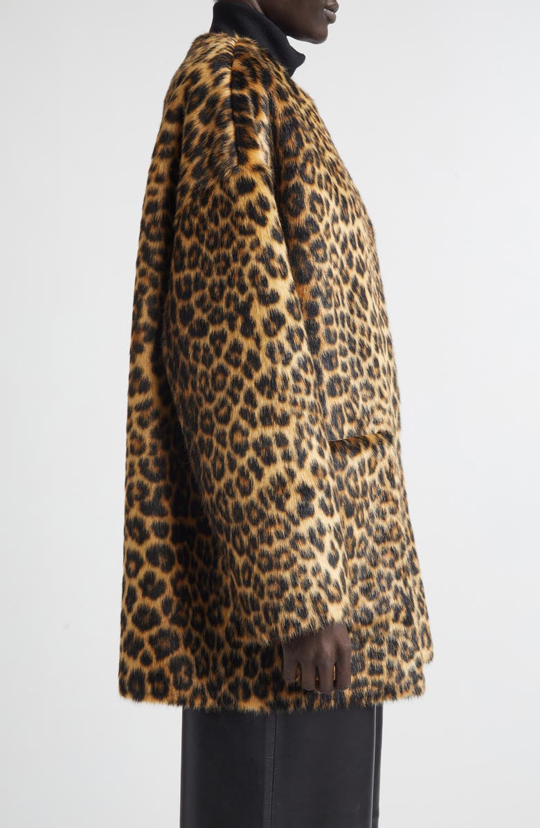 Stand Studio Nerissa Leopard Spot Faux Fur Jacket, Alternate, color, Leo