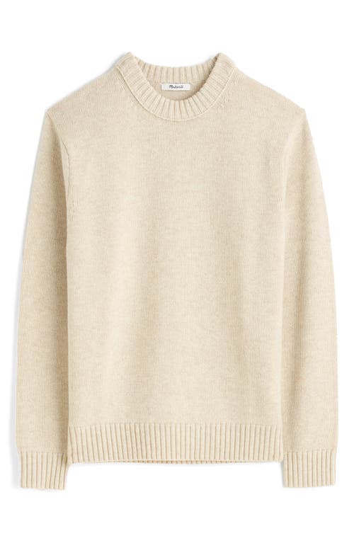 Madewell Wool & Cashmere Blend Sweater In Neutral