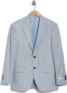 Peter Millar Flynn Classic Fit Houndstooth Wool Blend Sport Coat