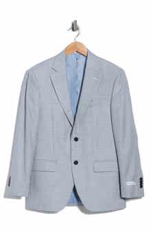 Peter Millar Flynn Classic Fit Houndstooth Wool Blend Sport Coat