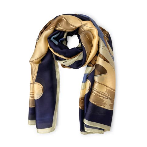 The Dancer Faux Silk Scarf
