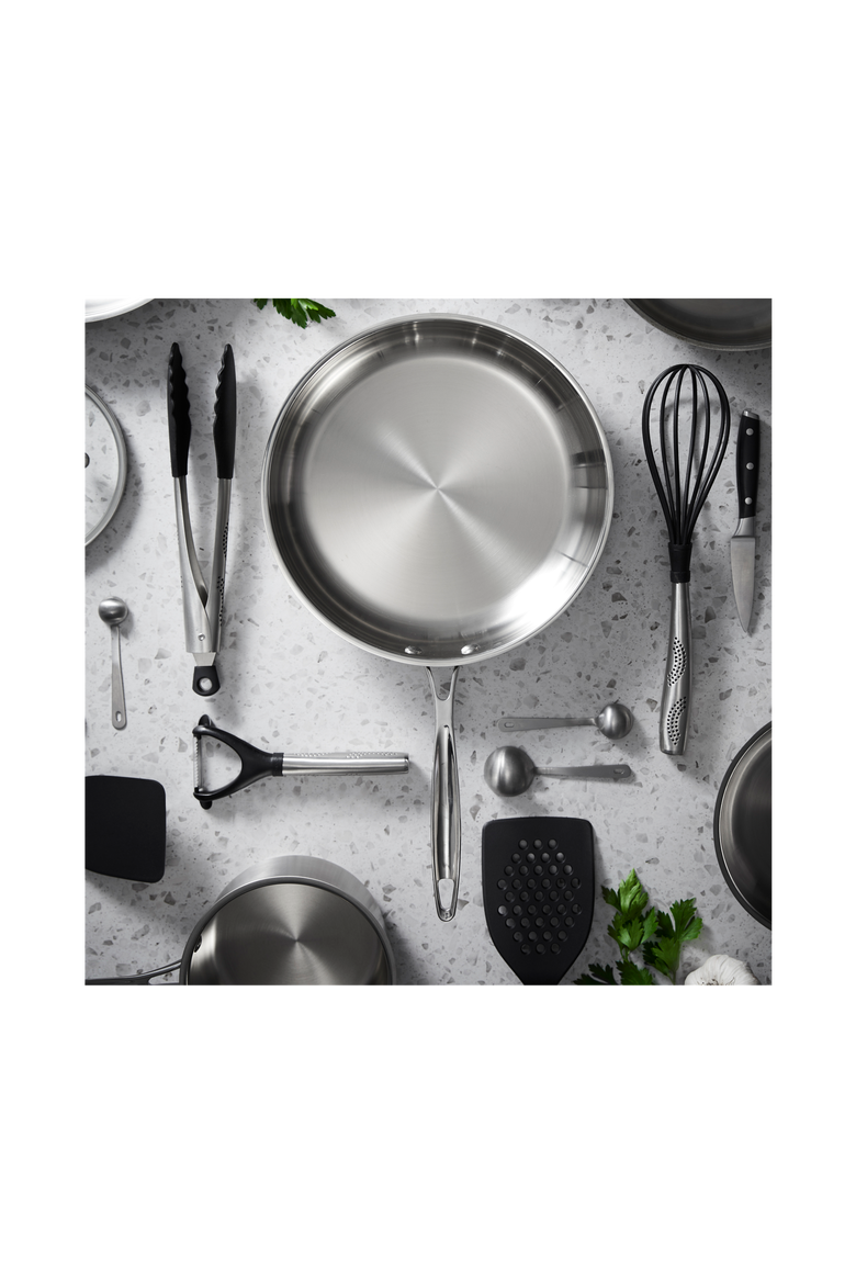 iconiX™ 11" Frypan, Alternate, color, SILVER