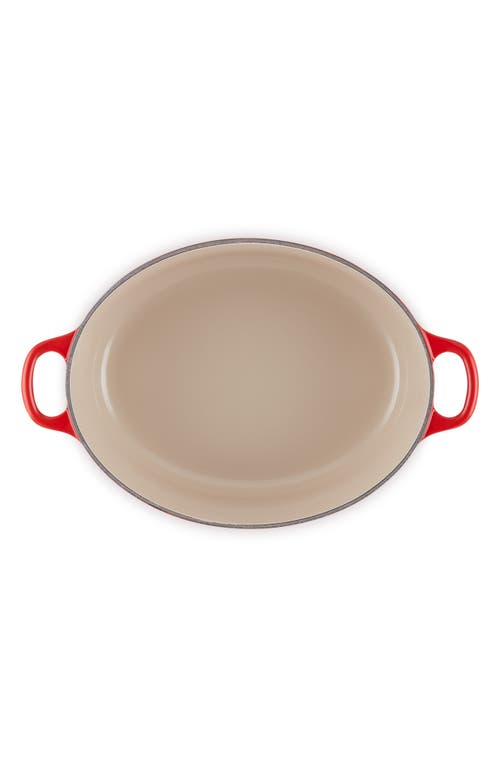 Le Creuset Traditional 4.5-quart Enamel Cast Iron Oval Dutch Oven In Red