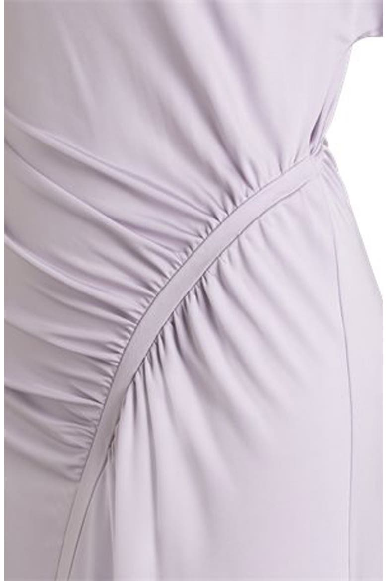 Ecaren Ruched Jersey Dress, Alternate, color, LAVENDAR TIDE