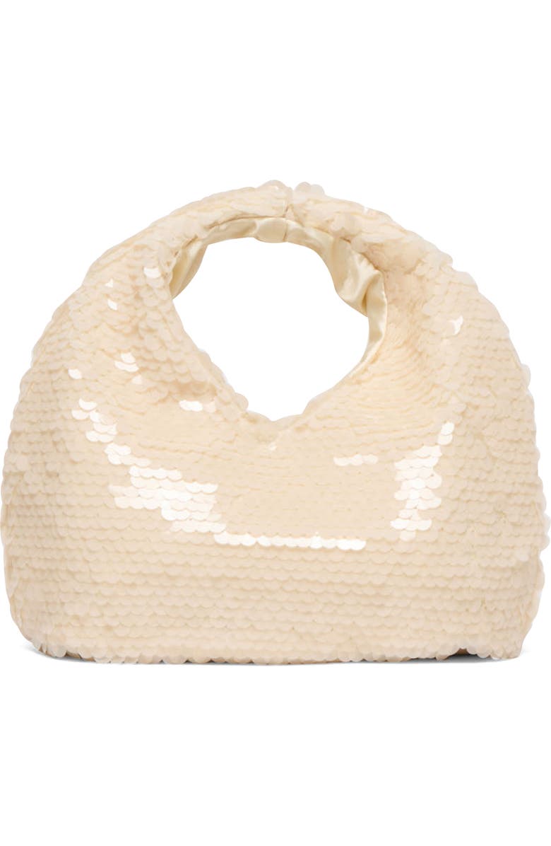 Dolce Vita Dahlia Sequin Shoulder Bag, Main, color, Ivory