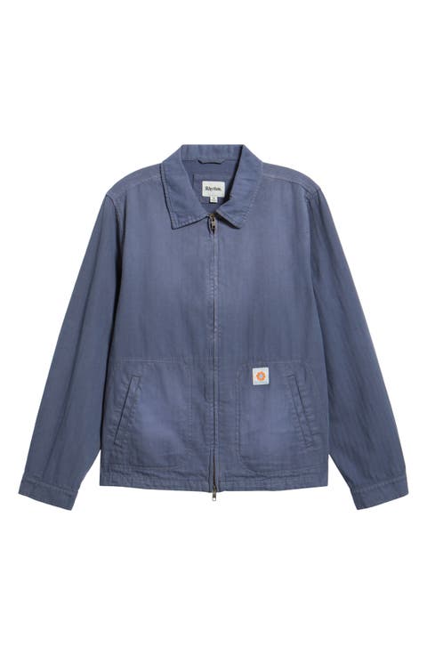 Herringbone Sun Wash Utility Jacket