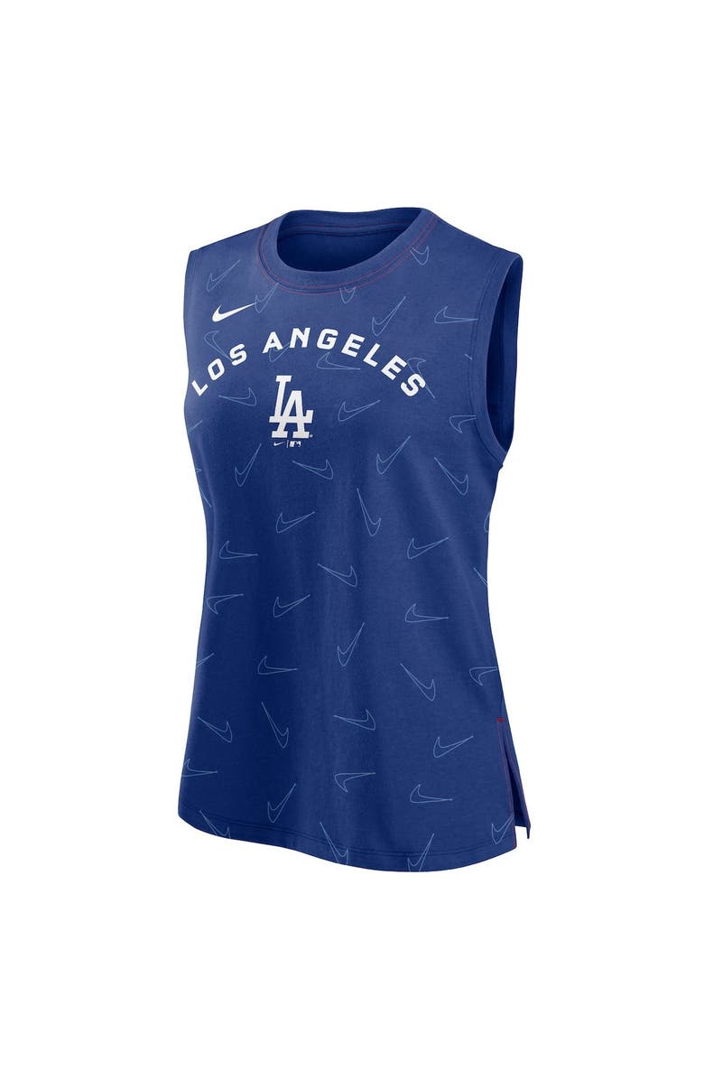 Nike Women's Nike Royal Los Angeles Dodgers Muscle Play Tank Top, Alternate, color, 