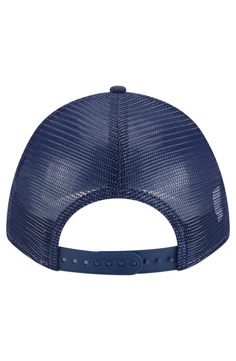 New Era Youth New Era Light Blue Chicago Bulls Colorpack A-Frame 9FORTY Trucker Adjustable Hat, Alternate, color, 