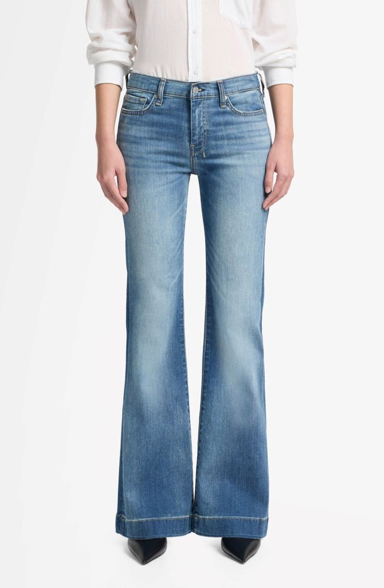7 For All Mankind Dojo Mid Rise Flare Jeans, Main, color,