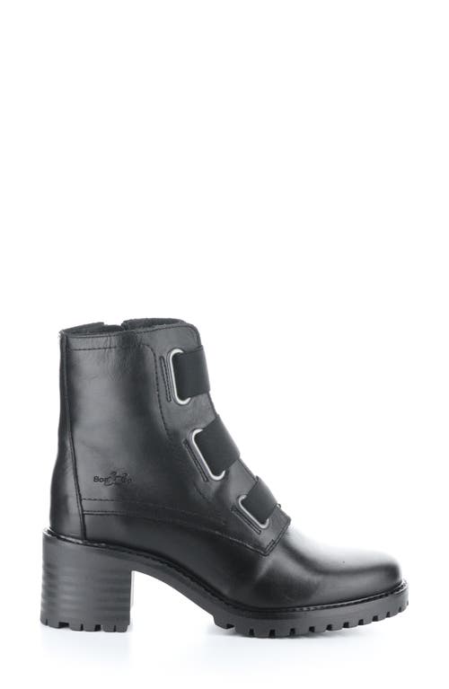 Bos. & Co. Indie Waterproof Bootie In Black Feel Leather