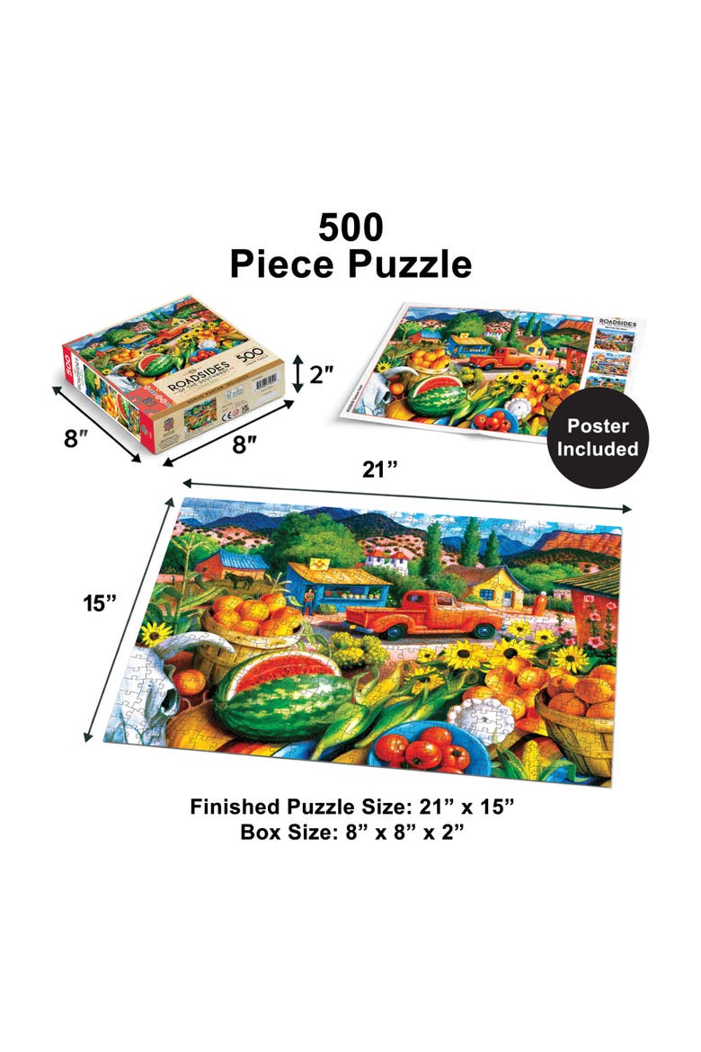 Summer Fresh 500 Piece Jigsaw Puzzle, Alternate, color, Multicolor